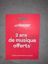 Deezer Premium 2ans / Envoie Rapide
