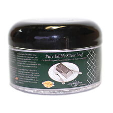 Deiaurum: Pure Edible Silver Leaf Flakes, Jar, 0.500g