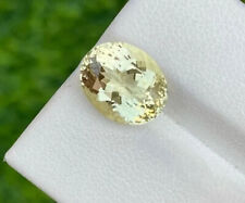 Diamant De Couleur Yellowgold 5ct, Coupe Ovale En Vrac Vvs1 Avec + Cadeau...