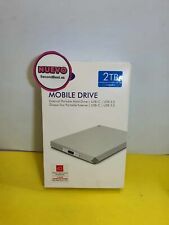 Disque Dur Externe Lacie Mobile Drive 2 To 130 Mo/s Blanc Neuf