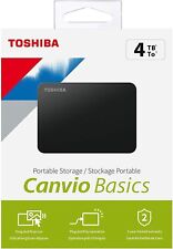 Disque Dur Externe Toshiba Canvio Basics 4 To Noir Usb 3.2 Neuf