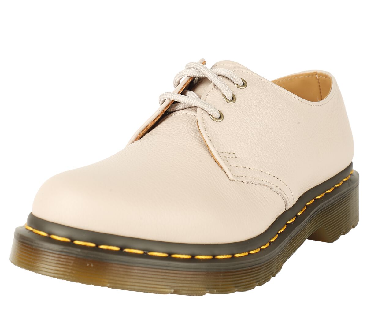 dr. martens chaussures basses de - 1461 - vintage taupe virginia - eu36 Ã  eu41 - pour femme - gris clair donna