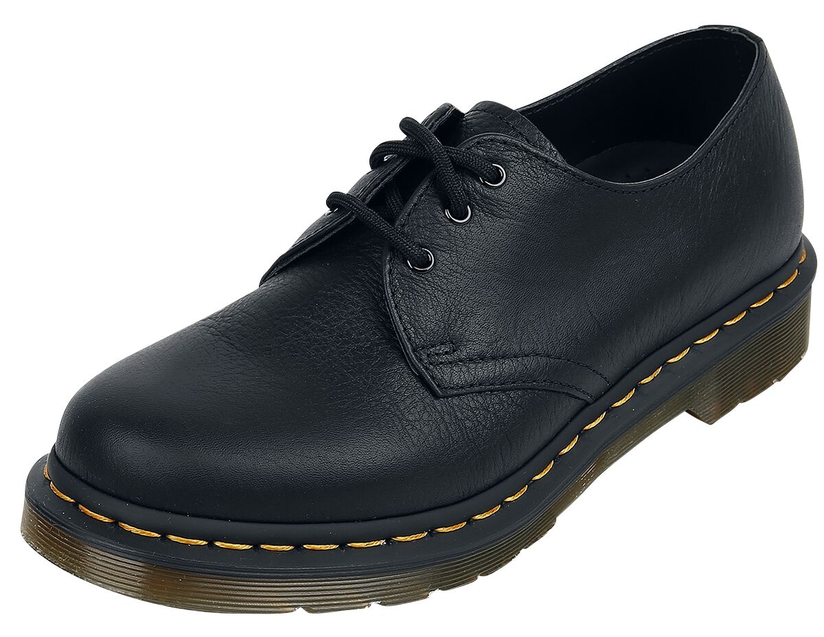 dr. martens chaussures Ã  lacets rockabilly de - 1461 virginia black virginia - eu36 Ã  eu42 - pour femme - noir donna