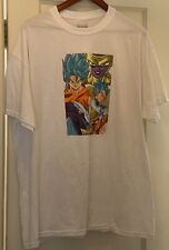 Dragon Ball Z White Rectangle Picture Tshirt Xl