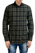 Dsquared2 Flannel Long Sleeve Men's Button Front Casual Shirt Us S It 48