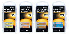 Duracell Batterie Pour Appareils Auditifs Type : Da10, Da13, Da312, Da675