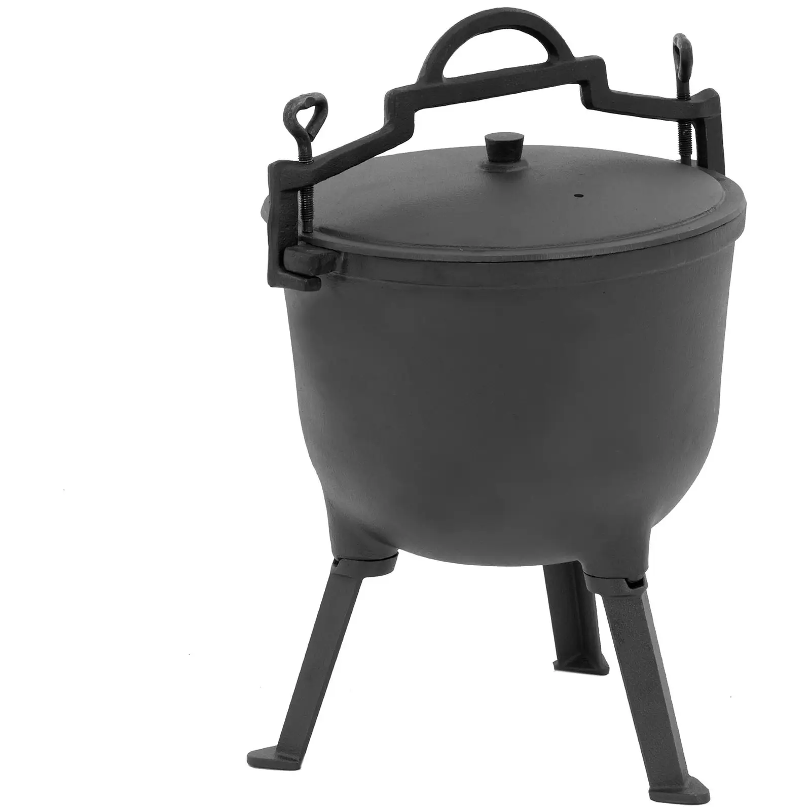 Dutch Oven - With Lid - 10 L - Royal Catering Roaster Cast Iron Pot