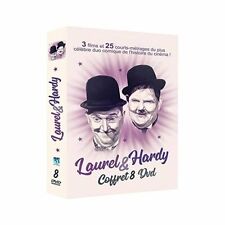 Dvd Neuf - Laurel And Hardy Coffret 8dvd-3 Films Et 25 Courts-métrages Du Plus C