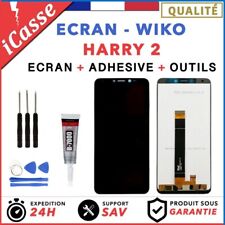Ecran Lcd + Vitre Tactile Pour Wiko Harry 2 Noir + Outils + Colle