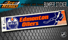 Edmonton Oilers Vintage Bumper Sticker - Unused - Nos - Nm 
