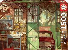 Educa Puzzle 1500 Pièces Vieux Garage Arly Jones 18005 Vintage, 85x60cm