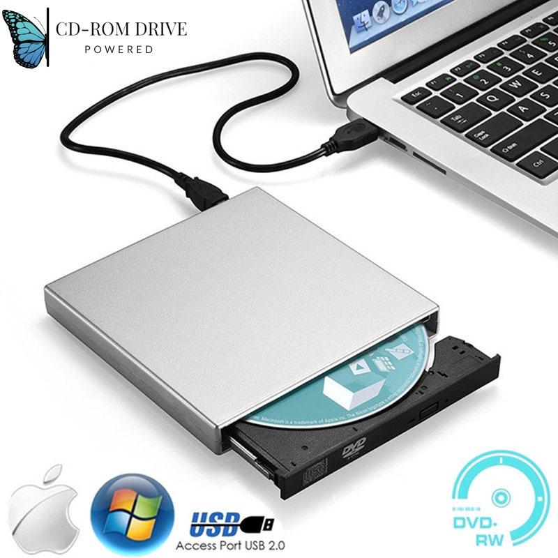 electronicmall usb 2.0 lecteur optique externe dvd rom graveur cd rw dvd/cd-rom combo graveur enregistreur portable pour ordinateur portable pc