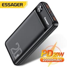Essager – Batterie Externe 20000 Mah Pour Iphone Samsung Etc Power Bank Portable