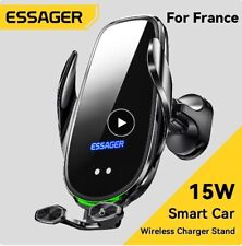 Essager – Support De Téléphone Portable Pour Voiture, Chargeur Sans Fil Qi 15w 