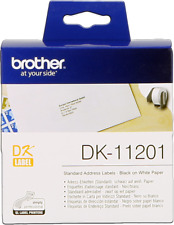 Etichette Brother Dk-11201 Originale Nero Su Bianco