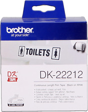 Etichette Brother Dk-22212 Originale Nero Su Bianco