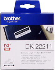 Etichette Brother Dk-22211 Originale Nero Su Bianco