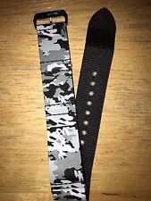 Evisu Camouflage Nylon 24mm Watch Band/strap