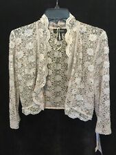 Fashion Women Lace Long-sleeve Casual Office Party Blouse Tops Size S Nwt
