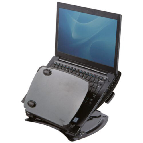 Fellowes Professional Series Laptop Workstation With 4-port 2.0 Usb Hub, Black,