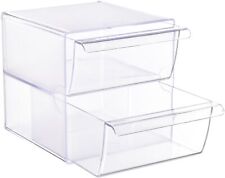 File 2000 6702 Cstp – Large 2 Drawer Cube Organizer In Plastic