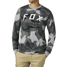Fox Racing Homme Bnkr Tech Noir Camouflage T-shirt Vêtements Mo
