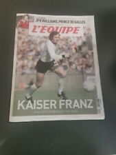 Franz Beckenbauer Kaiser Franz 1945-2024 Jpr Williams , L'équipe 32 Pages Neuf 