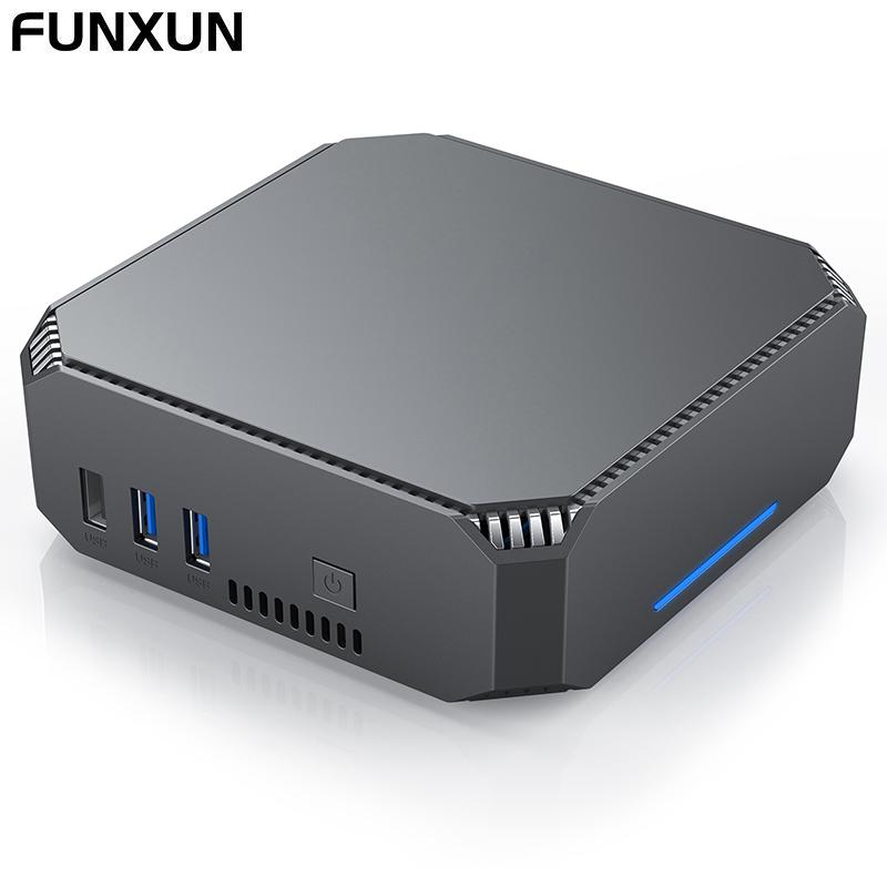 funxun windows 11 mini pc ordinateur de bureau Ã  domicile 128g/256g/512g/1 to ssd 12 go ram pc portable