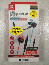 Gaming In-ear Headset - Neon Blue X Neon Red Switch Japan New (hori)