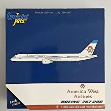 Gemini Jets 1/400 - American West Airlines Boeing 757-200 Gjawe930 - Neuf