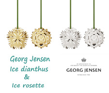 Georg Jensen Ornement Nouvelle Collection De Noël Décoration D'arbre Or Et...