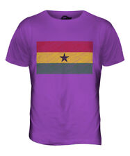 Ghana Scribble Flag Mens T-shirt Tee Top Gift Ghanaian Football