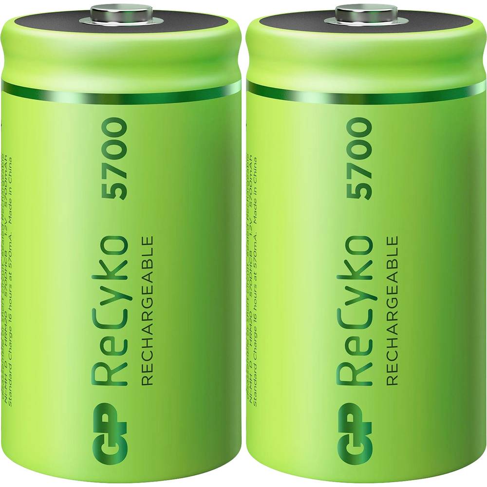 gp batteries gprck570d868c2 pile rechargeable lr20 (d) nimh 5700 mah 1.2 v 2 pc(s)