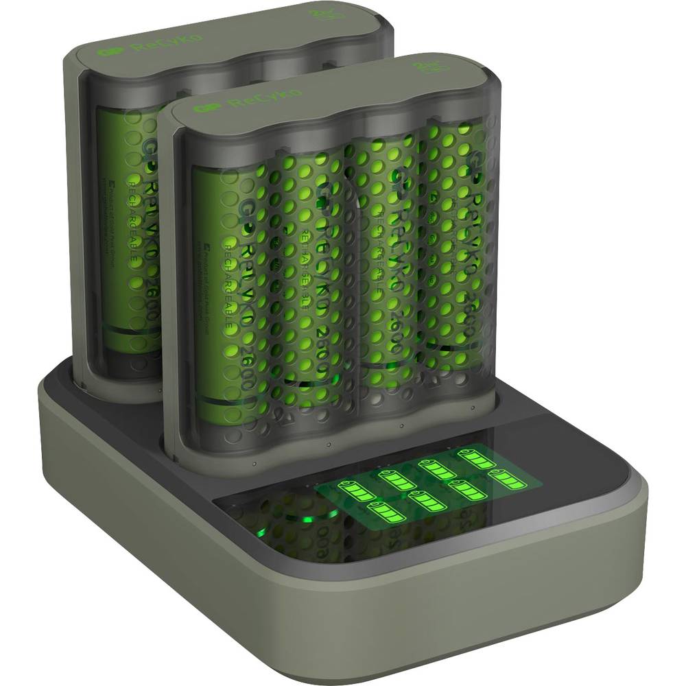 gp batteries gprckchm451d523 chargeur de piles rondes nimh lr03 (aaa), lr6 (aa)
