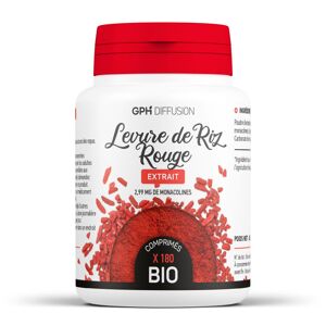 Gph Diffusion Levure De Riz Rouge Bio - 180 Comprimés