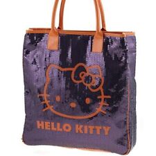 Grand Sac Shopping Sequins Pourpre Hello Kitty Camomilla