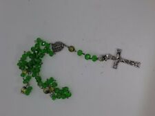 Green Crystal Rosary 
