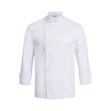 Greiff Veste Cuisinier Secret Boutons Blanc Habillement Professionnel Gastro