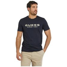 Guess T-shirt Bleu T-shirt Guess Logo Frontal Art. M4gi61 J1314
