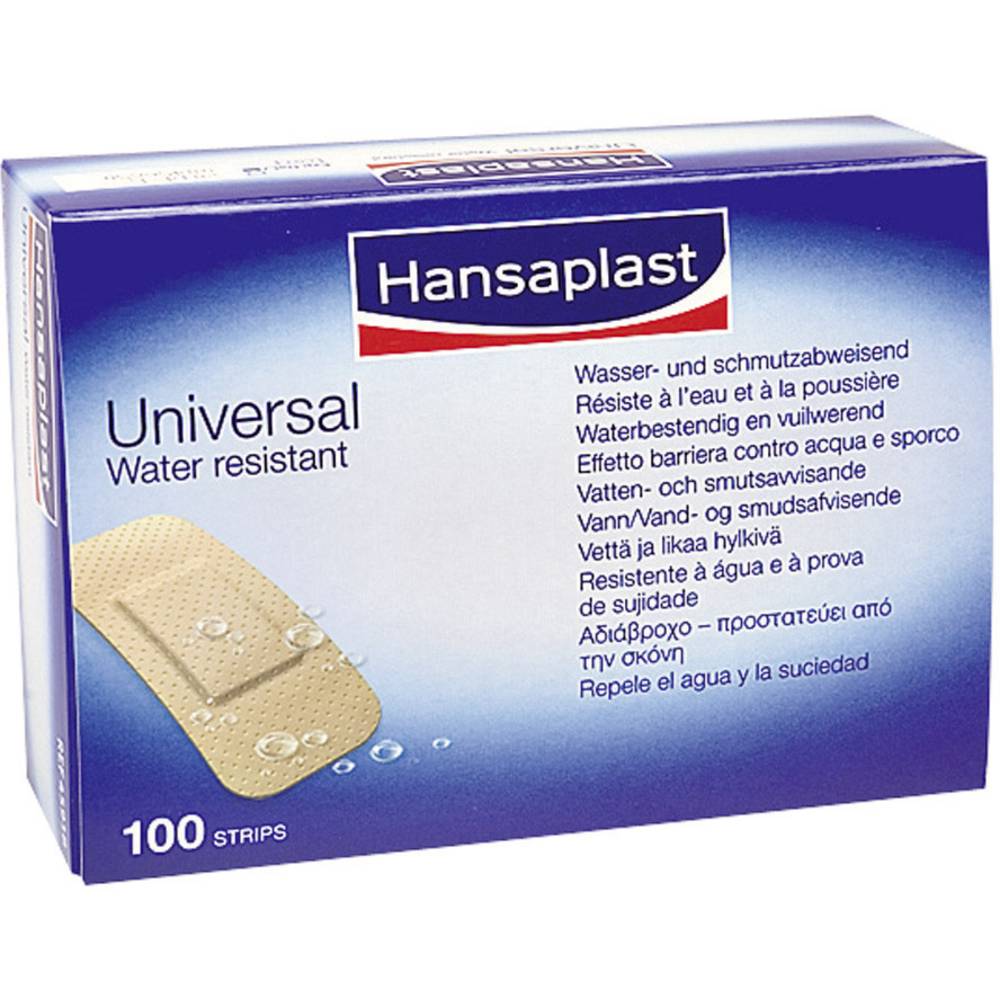 hansaplast pansements imperméables universal 3,0 x 7,2 cm - 100 pcs