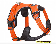 Harnais Grand Chien Chasse Chasseur Solide Poignée Orange Fluo - Taille Xl