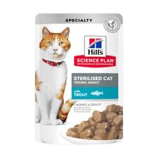 Hill's Science Plan Sterilised Cat Young Adult Trout - Wet Food For Cat 12x85 G