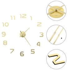 Horloge Murale 3d Design Moderne 100 Xxl Doré G2e6