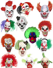 Horreur Clown Masque Halloween Effrayant Déguisement Gore Latex