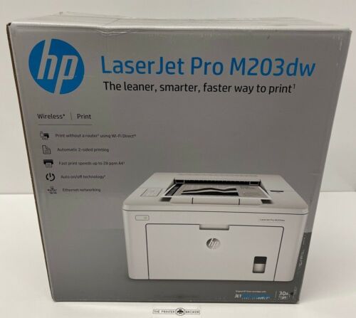 Hp Laserjet Pro M203dw A4 Mono Laser Printer G3q47a