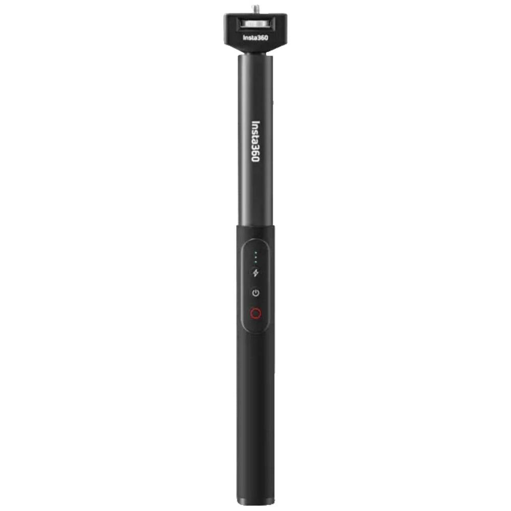 insta360 cinsphd/f perche à selfie 1/4 pouce noir pour x3, batterie intégrée, rotule 3d, etooth, blu