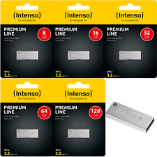Intenso Premium Line Usb 3.2 Clé Mémoire Métal 8gb 16gb 32gb 64gb 128gb