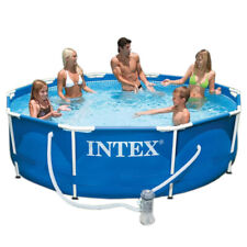 Intex 28212gn Métal Cadre Pool, 366x76cm Avec Pompe De Filtration