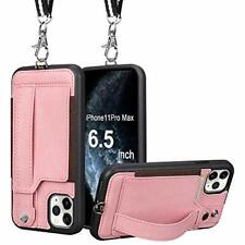 Iphone 11 Pro Max Wallet Case With Leather Pu Card Holder Adjustable Detachable