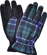Isotoner Signature Men's Thermaflex Smartouch Tech Gloves; Plaid; Med Or Xl